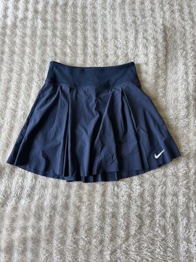 Nike Navy Pleated Athletic Golf Skort